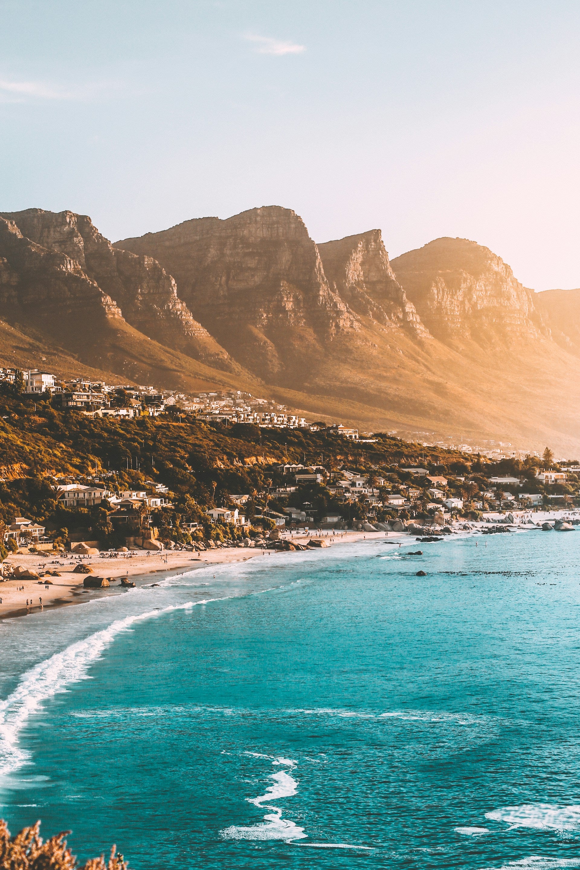 Coastline in Cape Town, South Africa